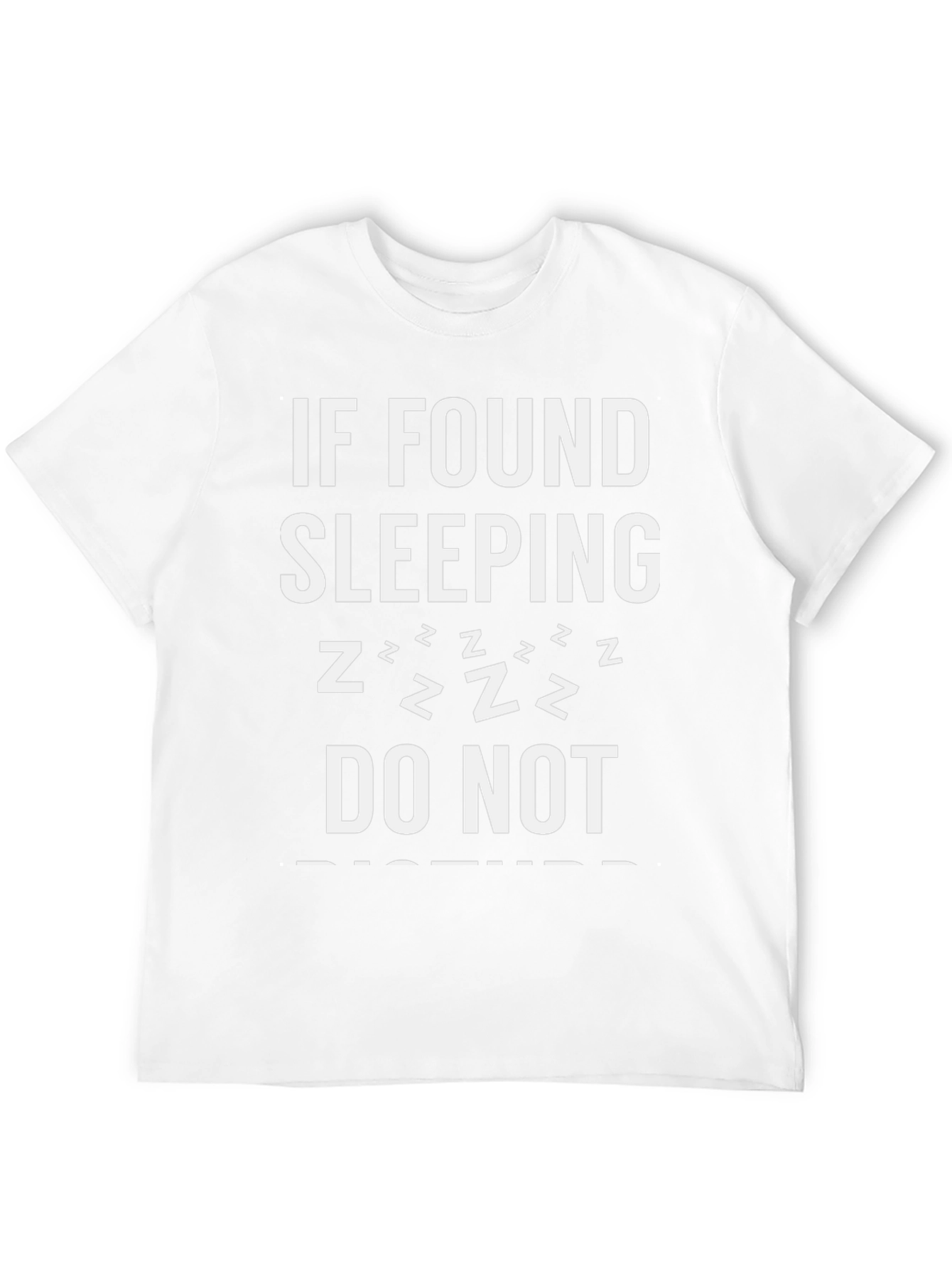 Funny Sleeping T-Shirt - Do Not Disturb