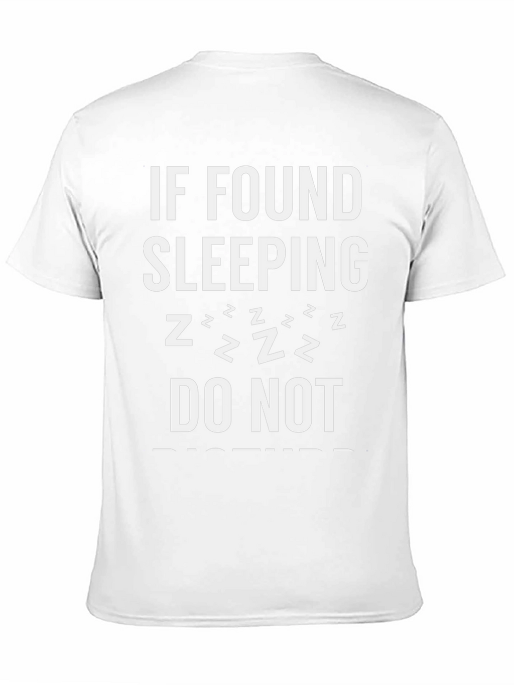 Funny Sleeping T-Shirt - Do Not Disturb