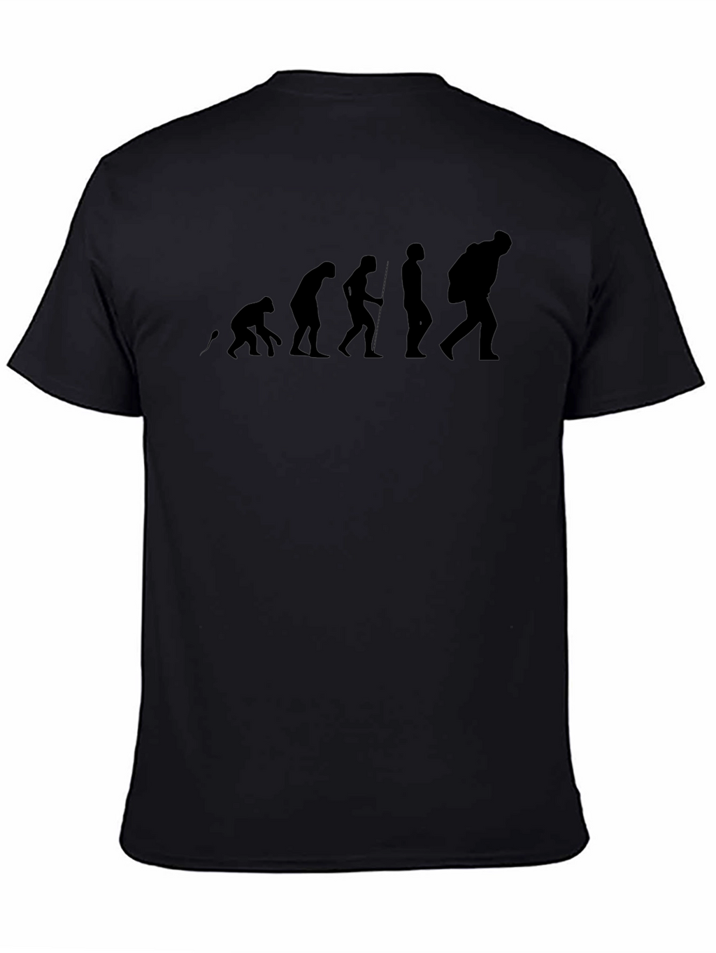 Evolution of Man Black T-Shirt