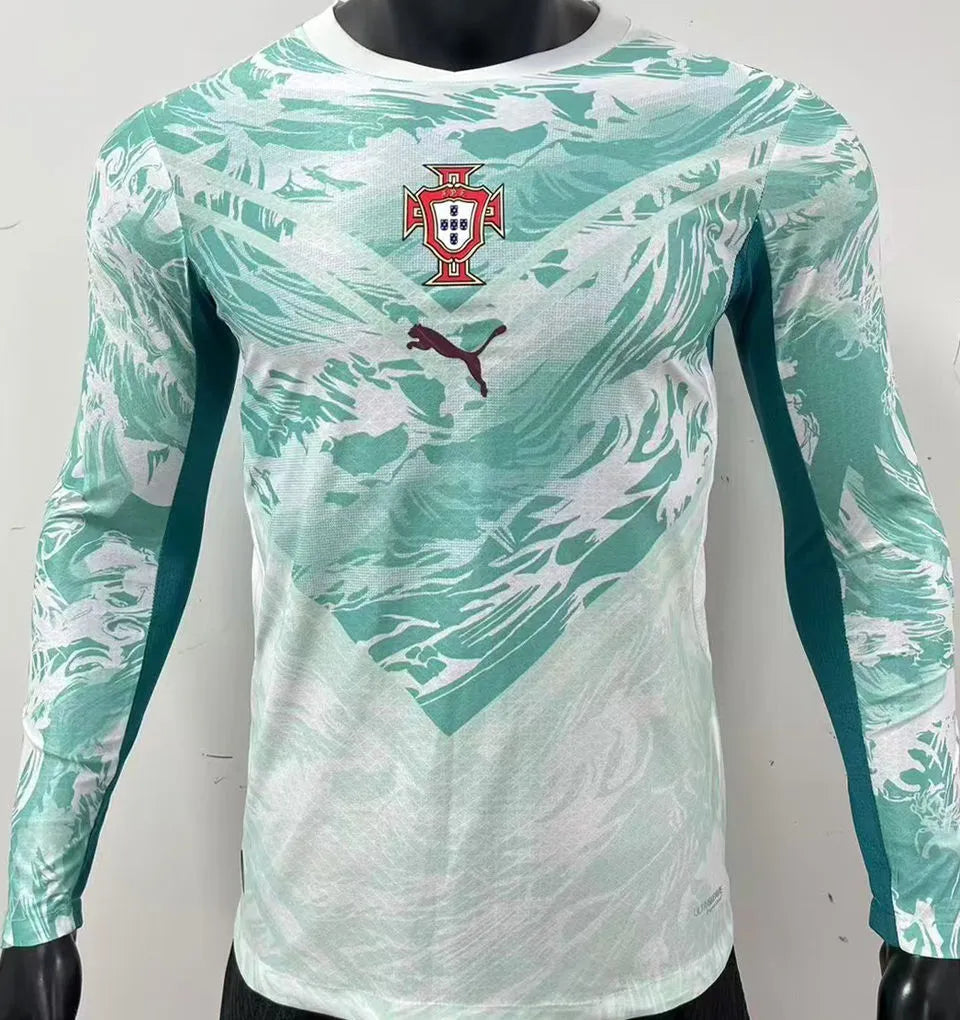 2025 Portugal POLO Short Jersey Detail 1