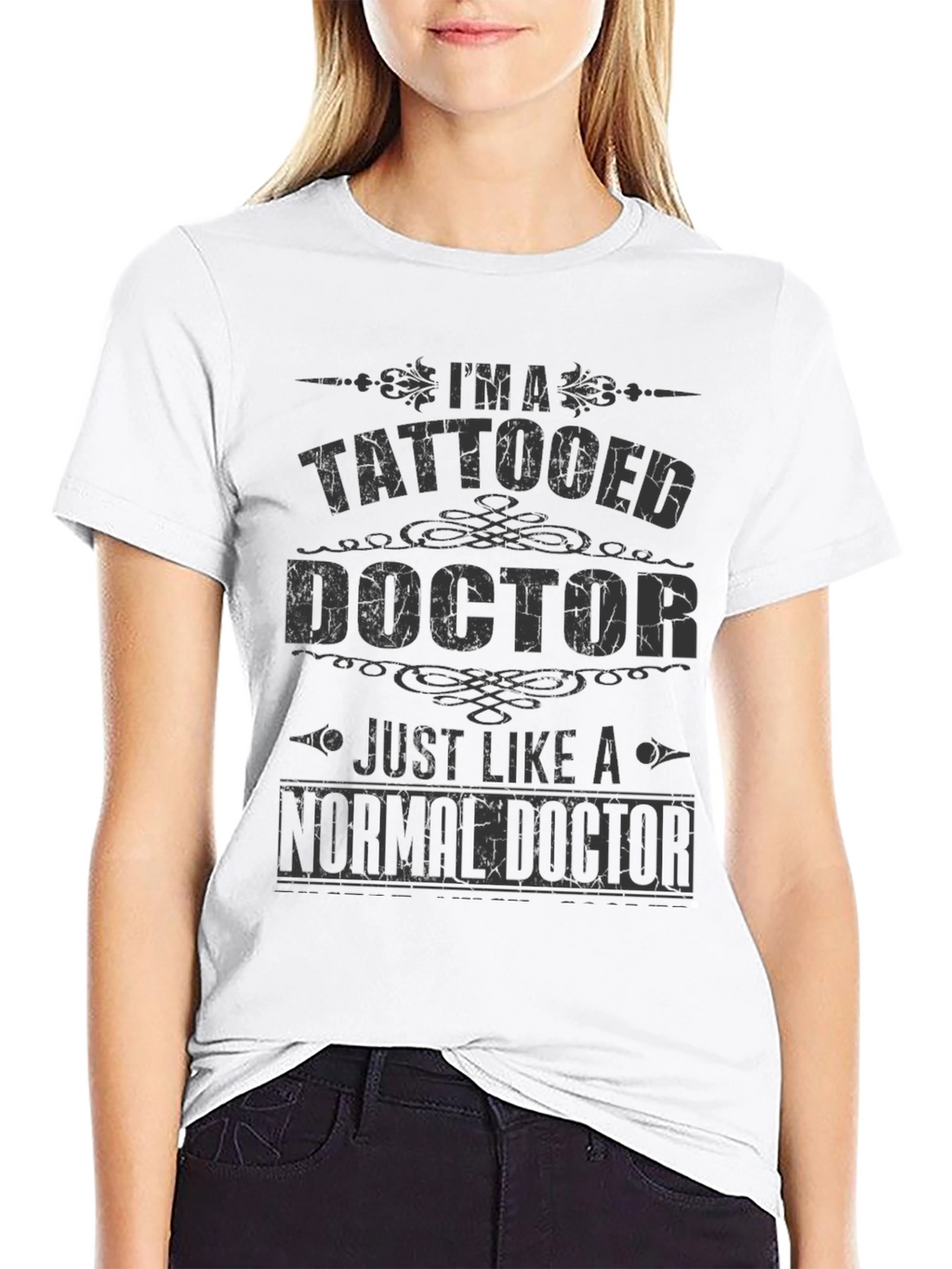 Tattooed Doctor Graphic T-Shirt - Novelty Tee