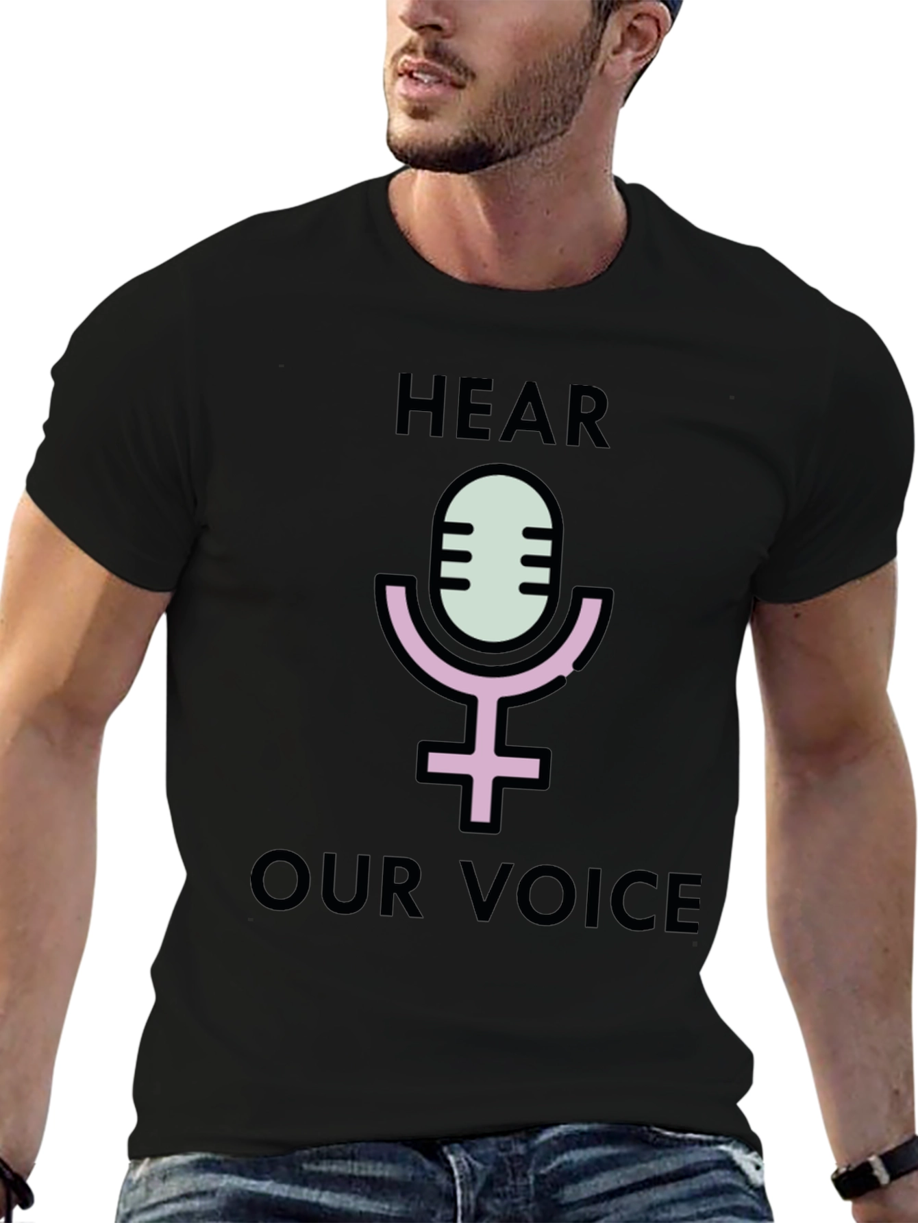 Hear Our Voice Graphic Tee - Empowerment Shirt