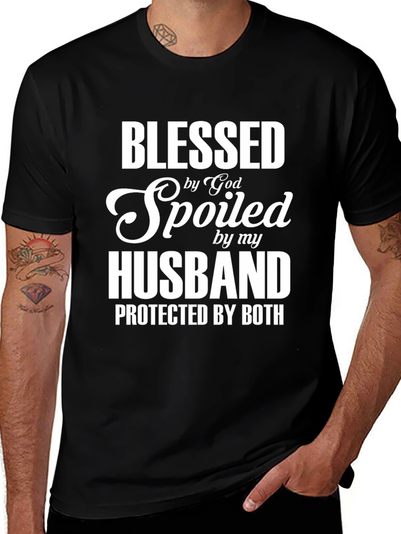 Blessed Spoiled Husband T-Shirt