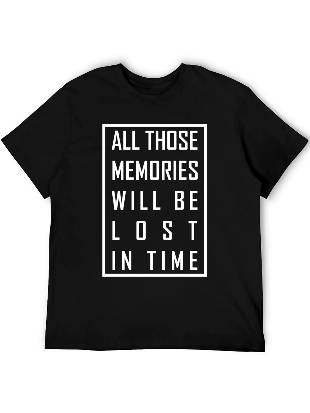 All Those Memories T-Shirt Black