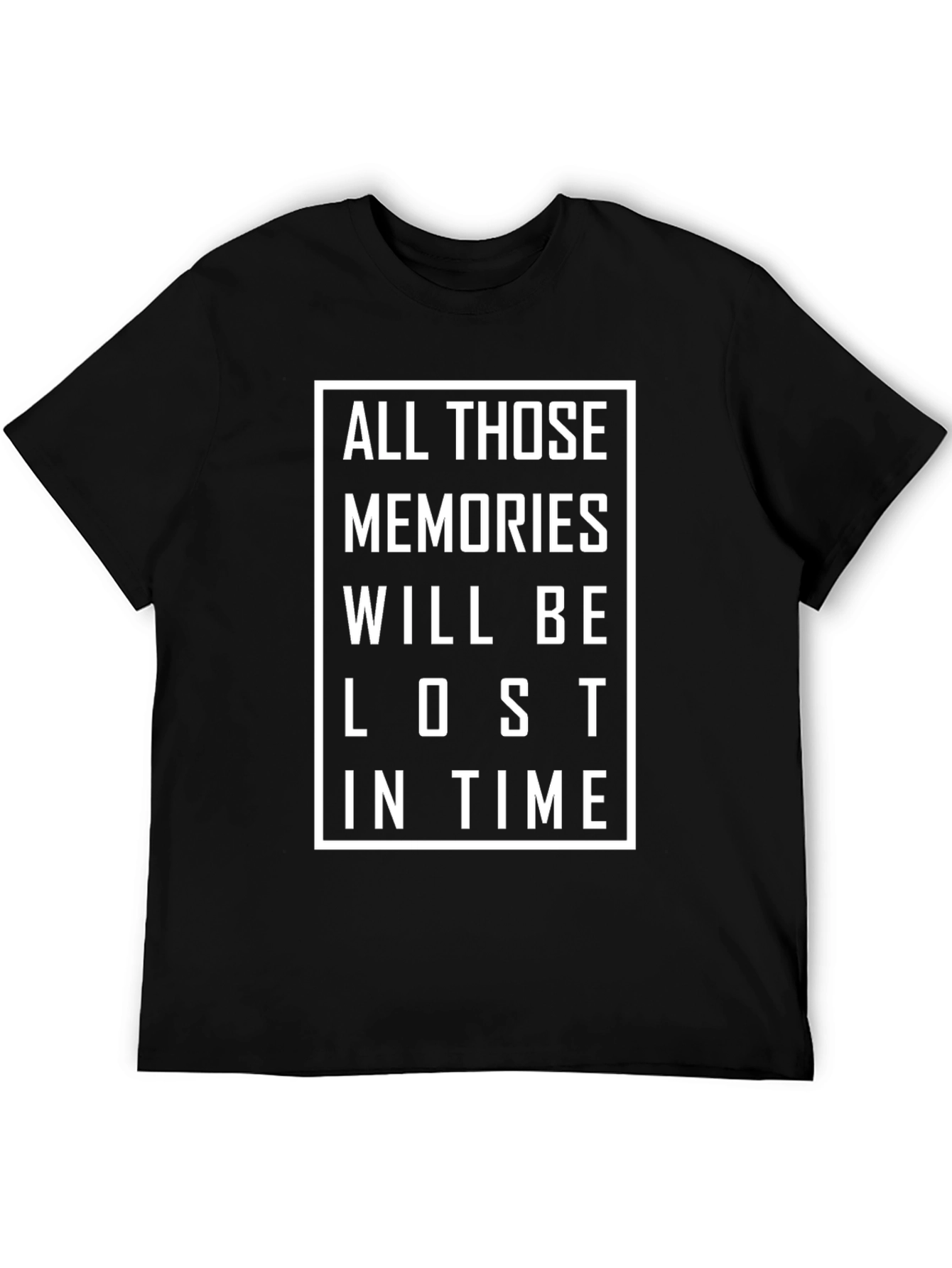 All Those Memories T-Shirt Black
