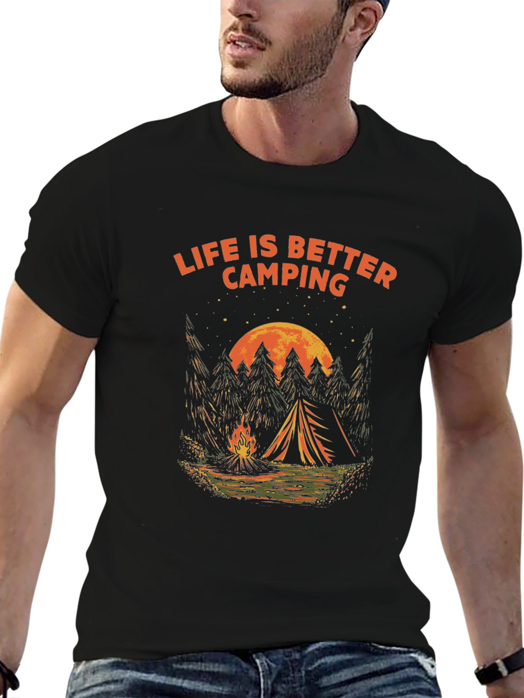 Life is Better Camping Graphic Tee