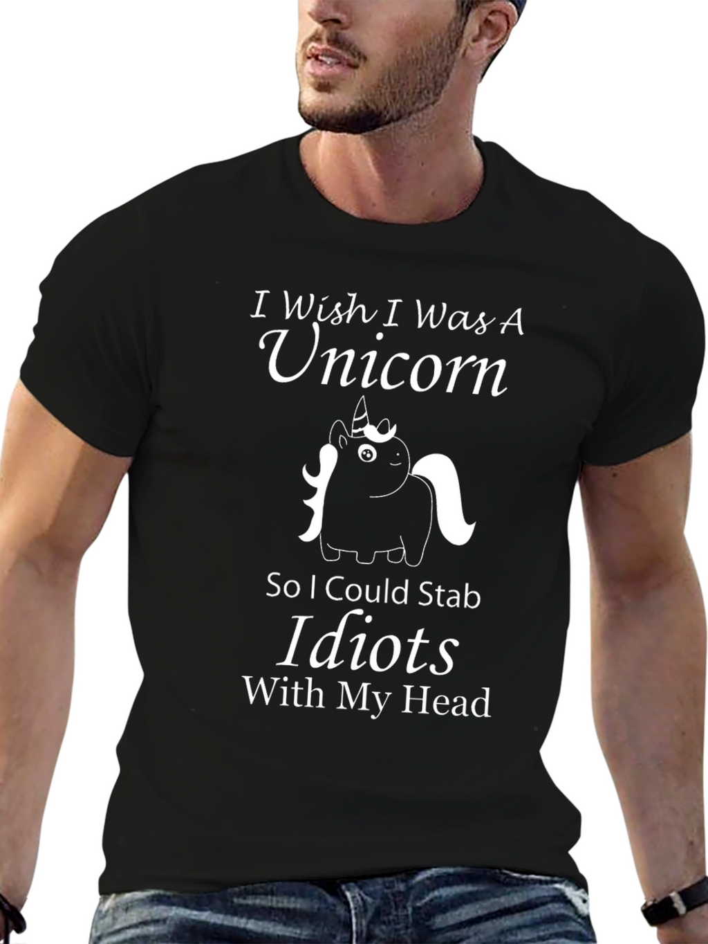 Unicorn Stab Idiots T-Shirt