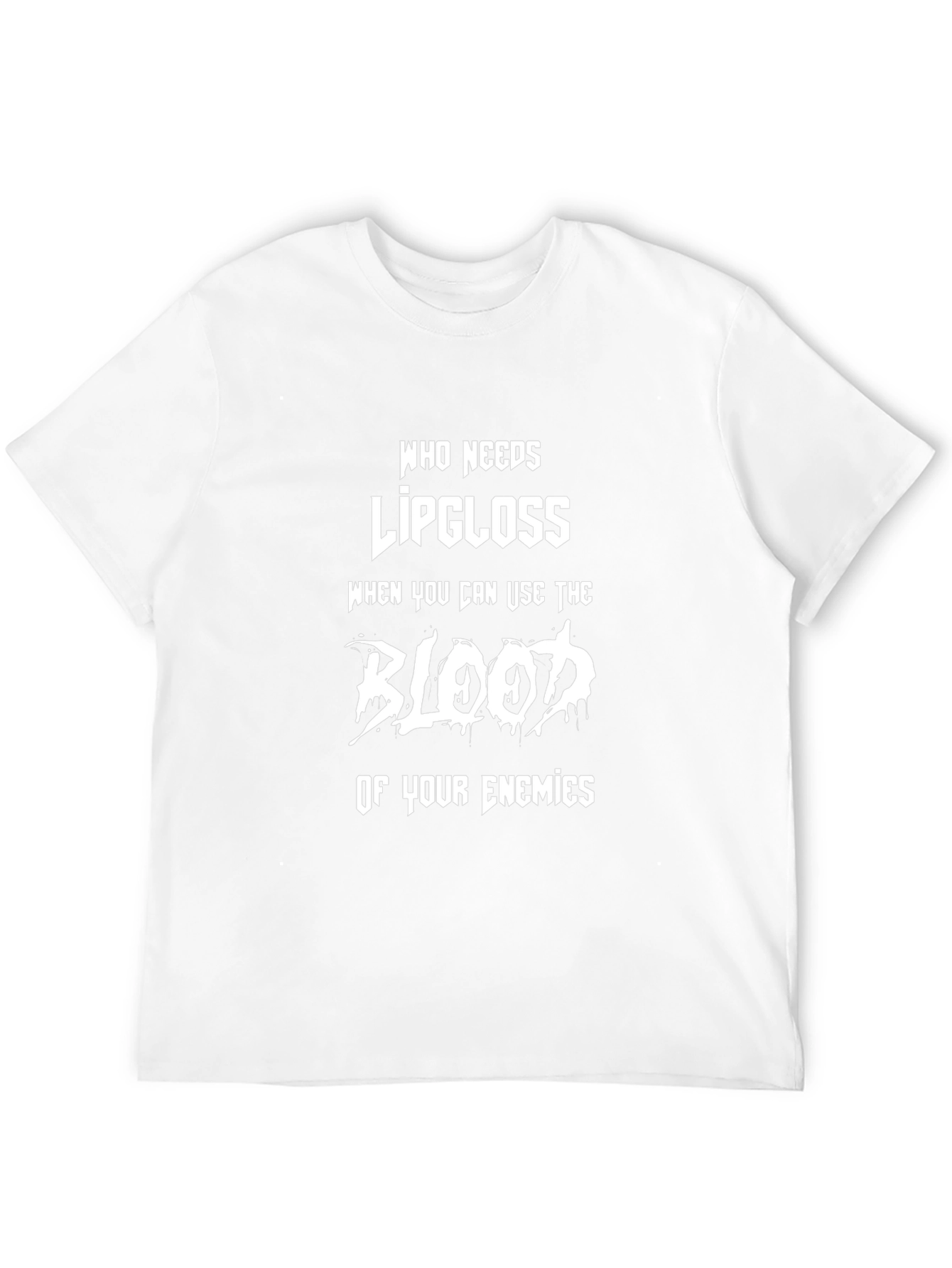 Lipgloss Blood of Enemies Black Graphic T-Shirt