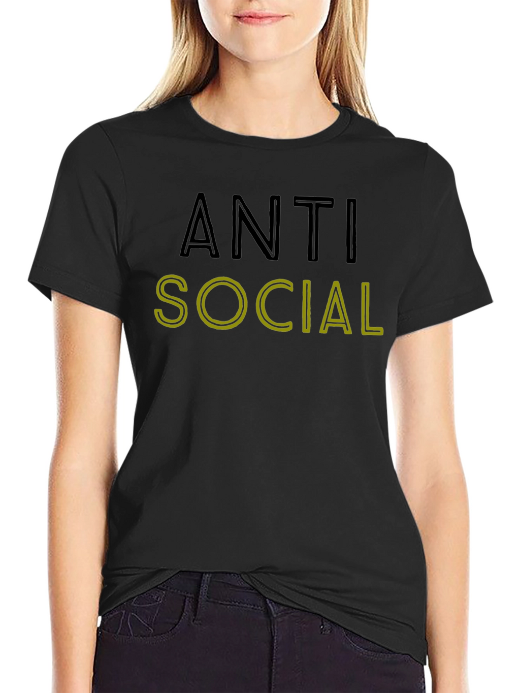 Anti Social T-Shirt - Bold Graphic Tee