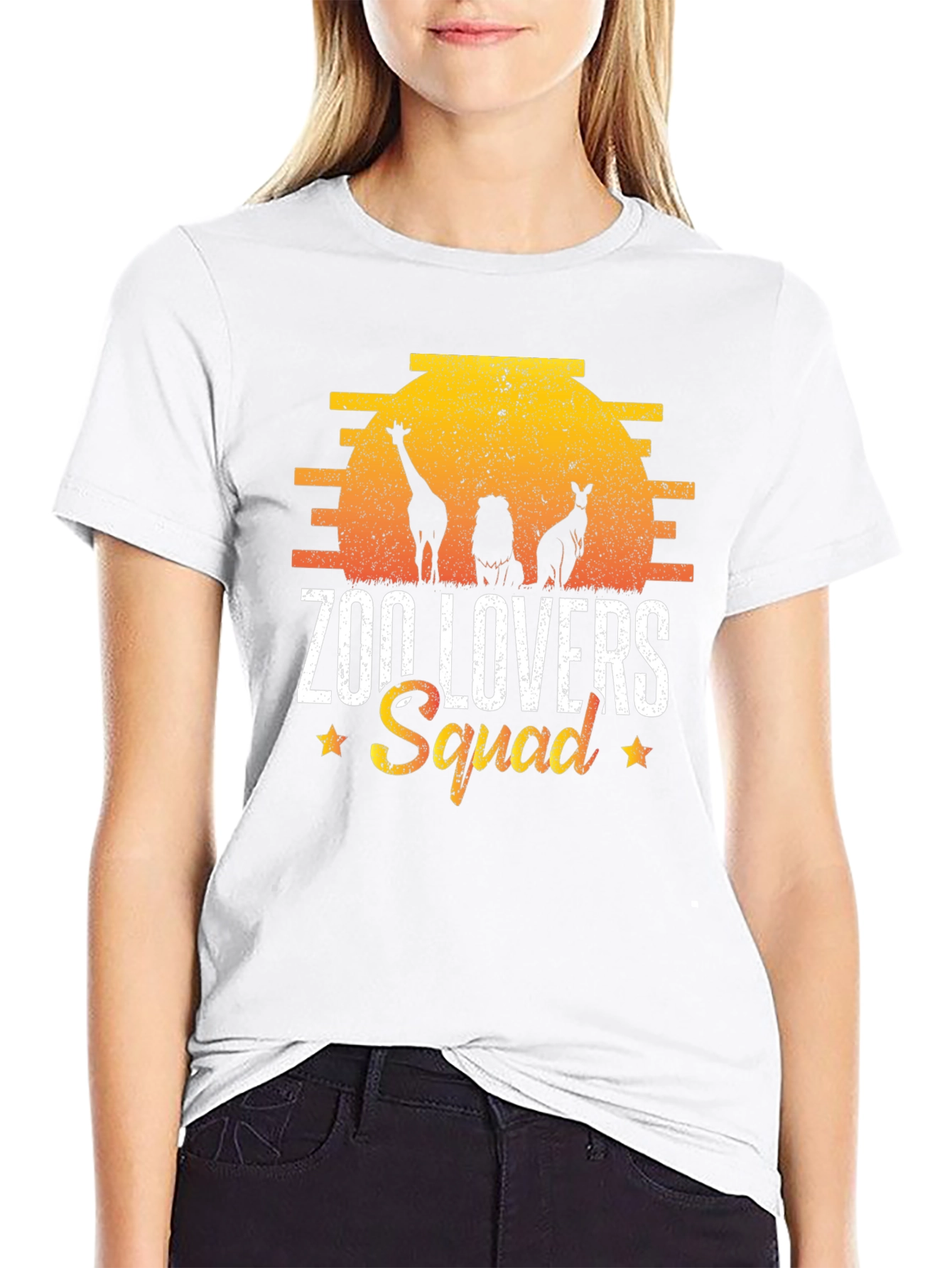 Zoo Lovers Squad Graphic T-Shirt