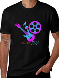 Music Themed Graphic T-Shirt