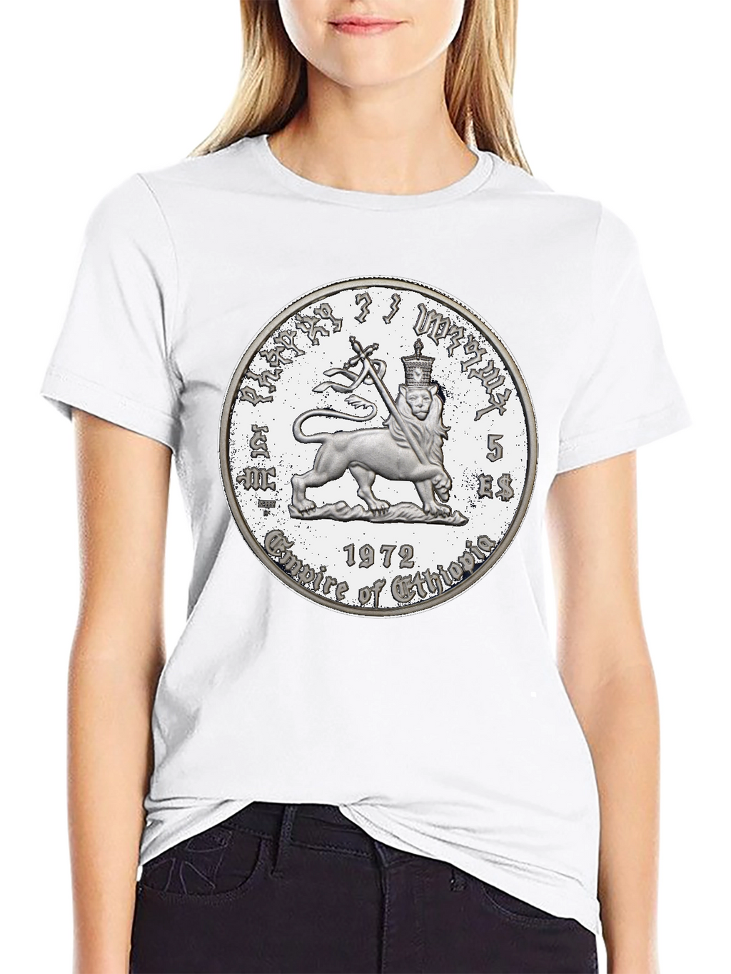 Ethiopian Lion T-Shirt - Black