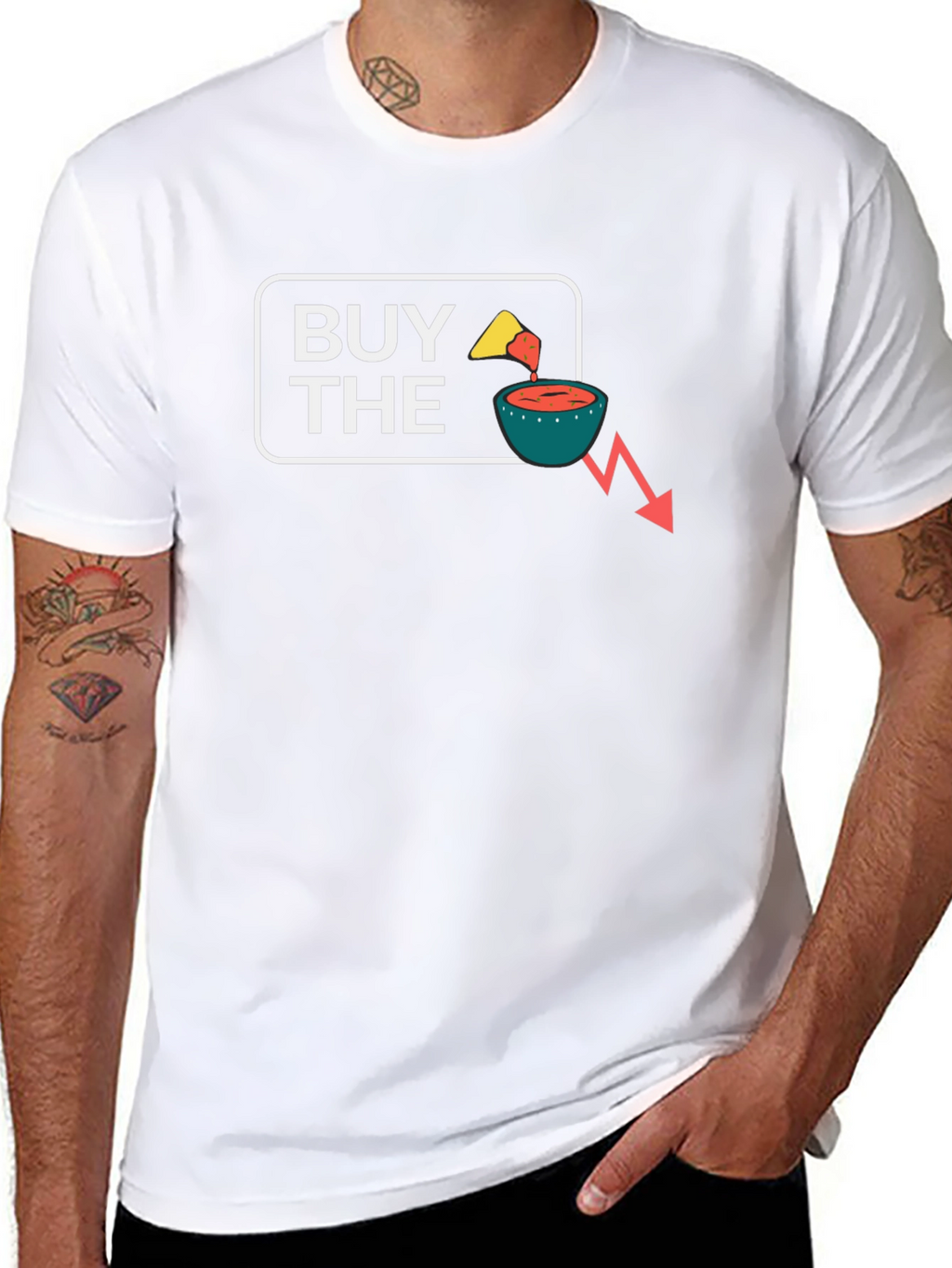 Buy the Dip Salsa T-Shirt - Funny Investment Tee