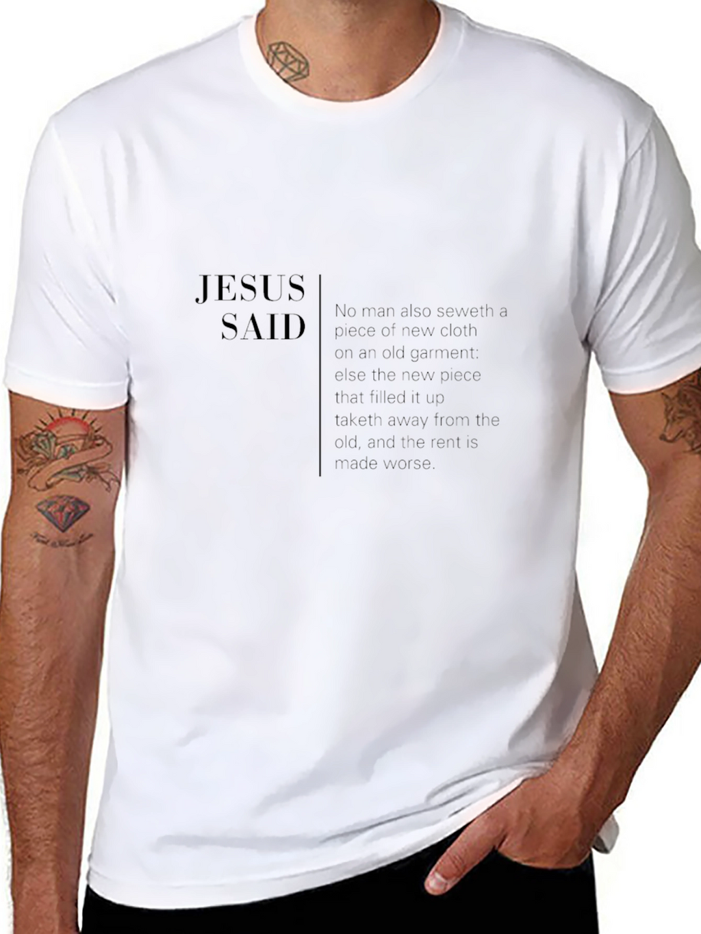 Jesus Said Graphic T-Shirt - Christian Apparel