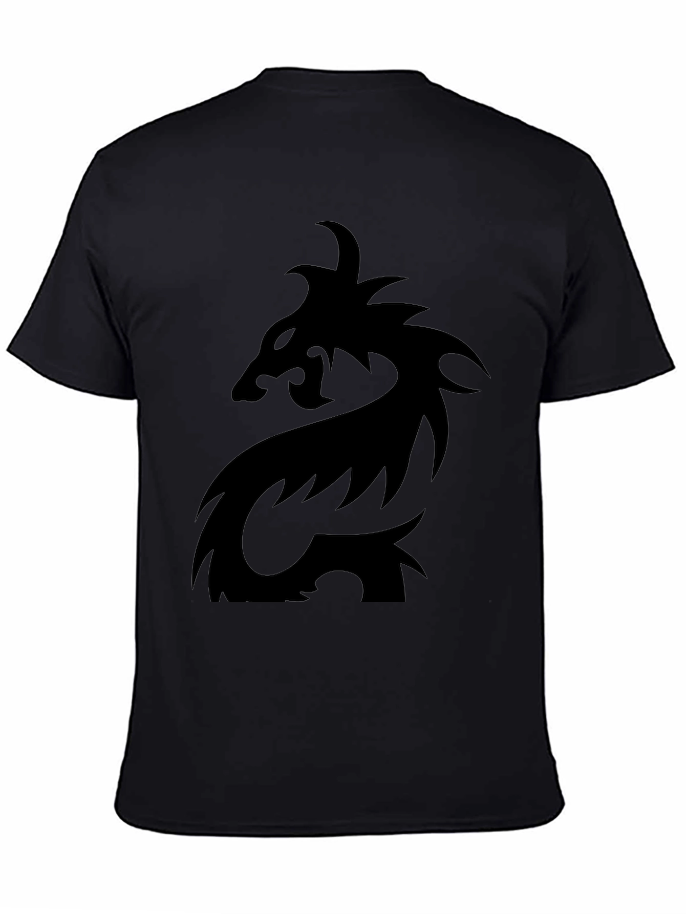 Black Dragon Graphic Tee - Mens Casual T-Shirt