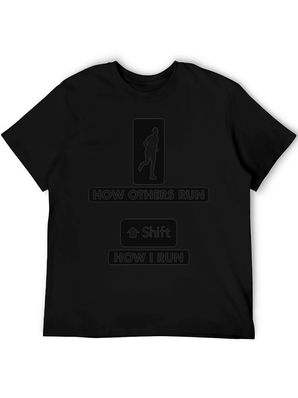 Funny Running T-Shirt - How I Run Design