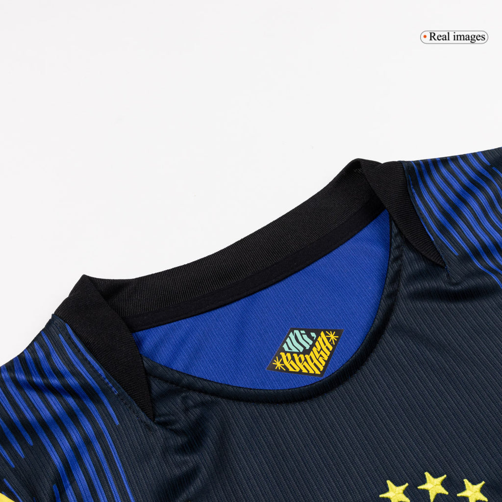 VINI JR. #7 Brazil Away Soccer Jersey World Cup 2026 Navy Image 4