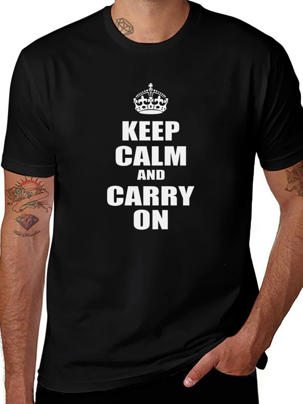 Keep Calm & Carry On Graphic Tee