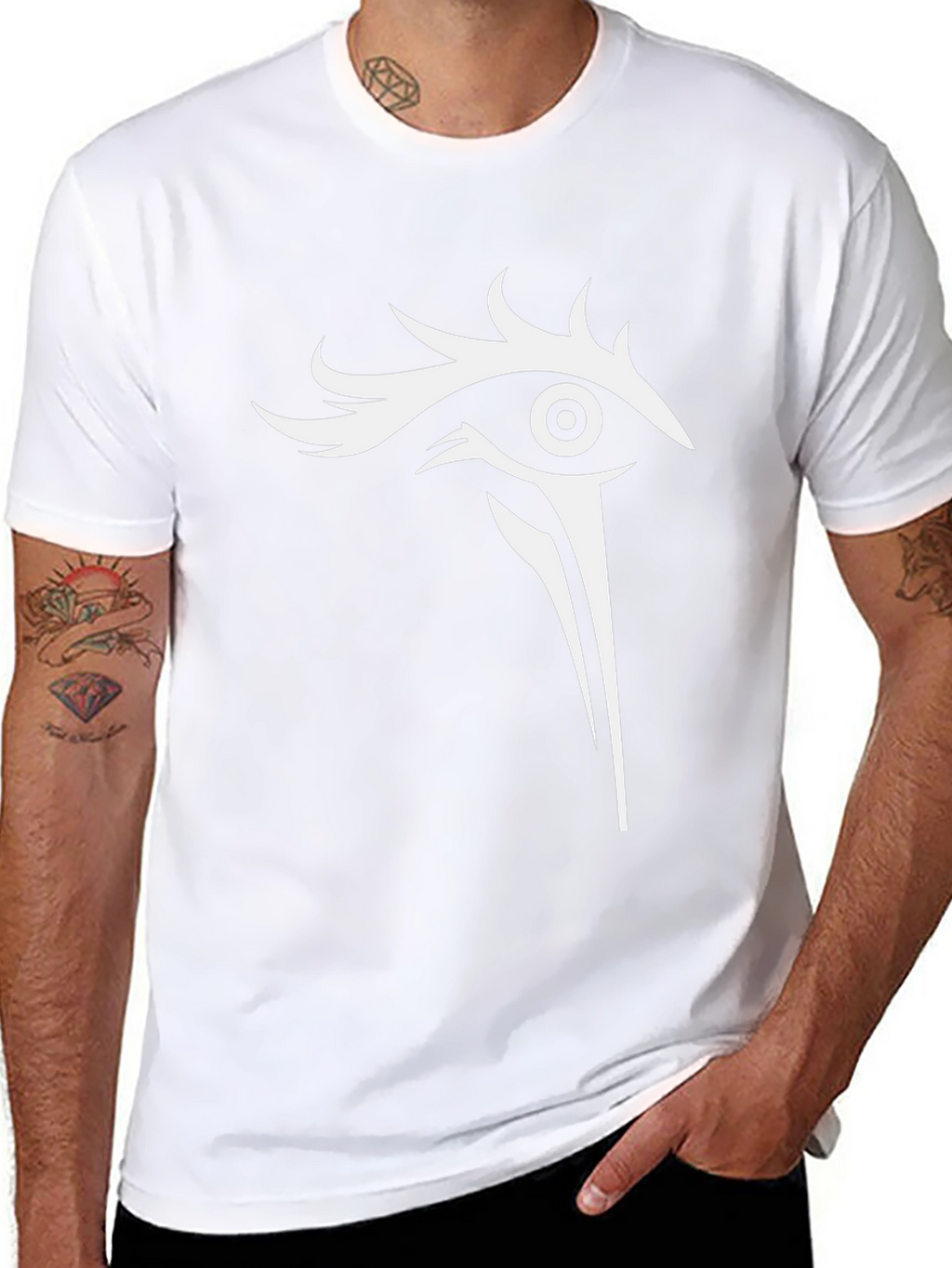 Eye Graphic Black Tee Shirt