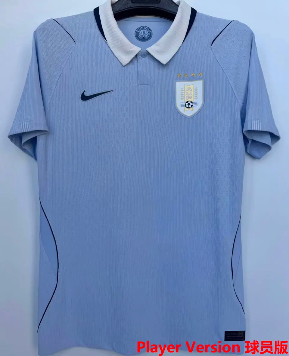 2026/27 Uruguay Home Player Version Soccer Jersey 球员版 Front