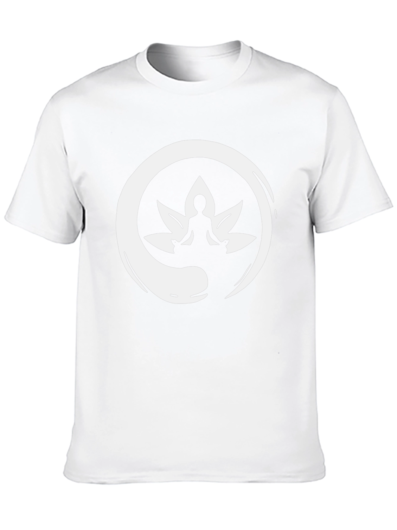 Zen Meditation Lotus T-Shirt - Black