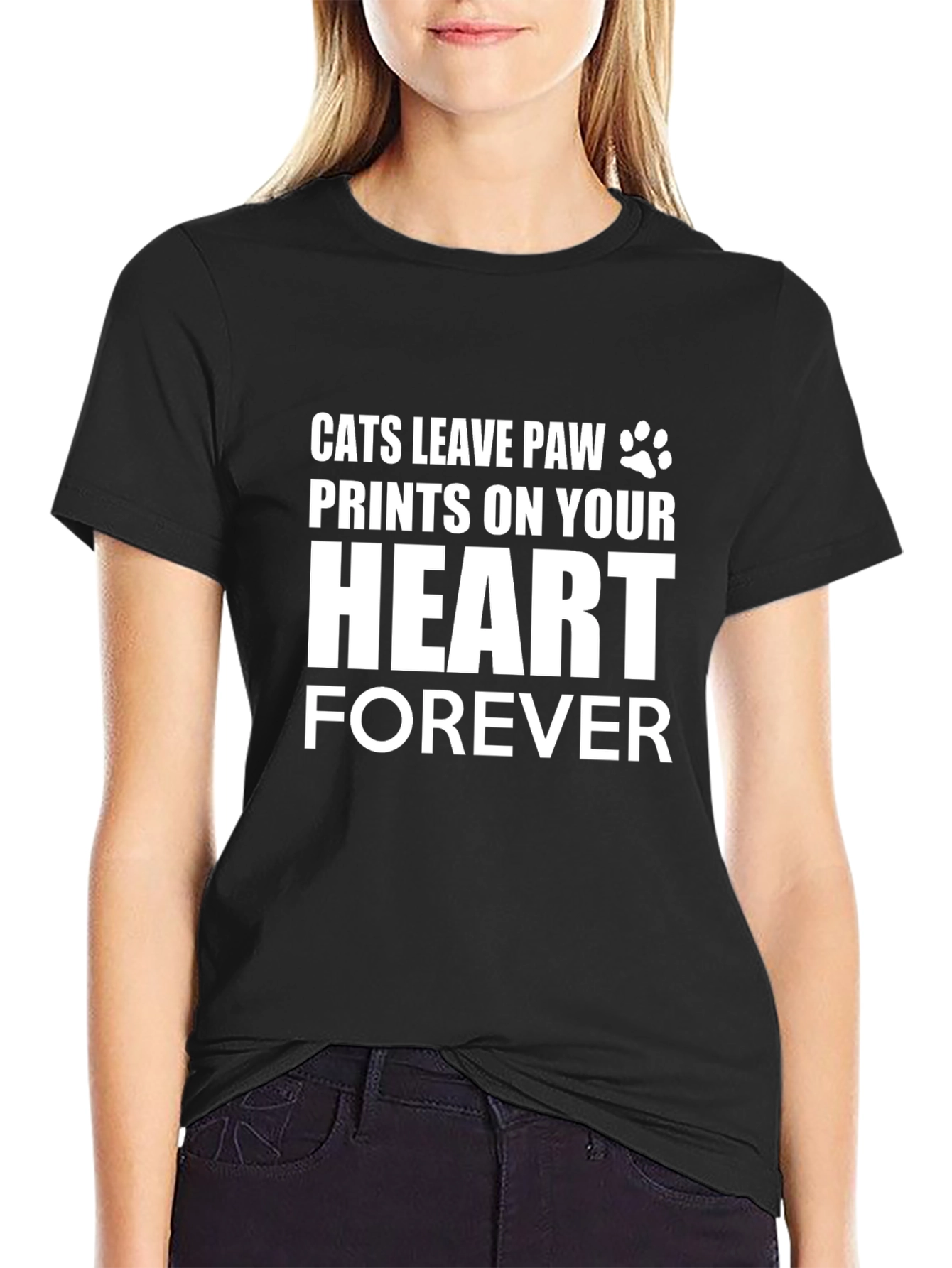 Cats Leave Paw Prints T-Shirt