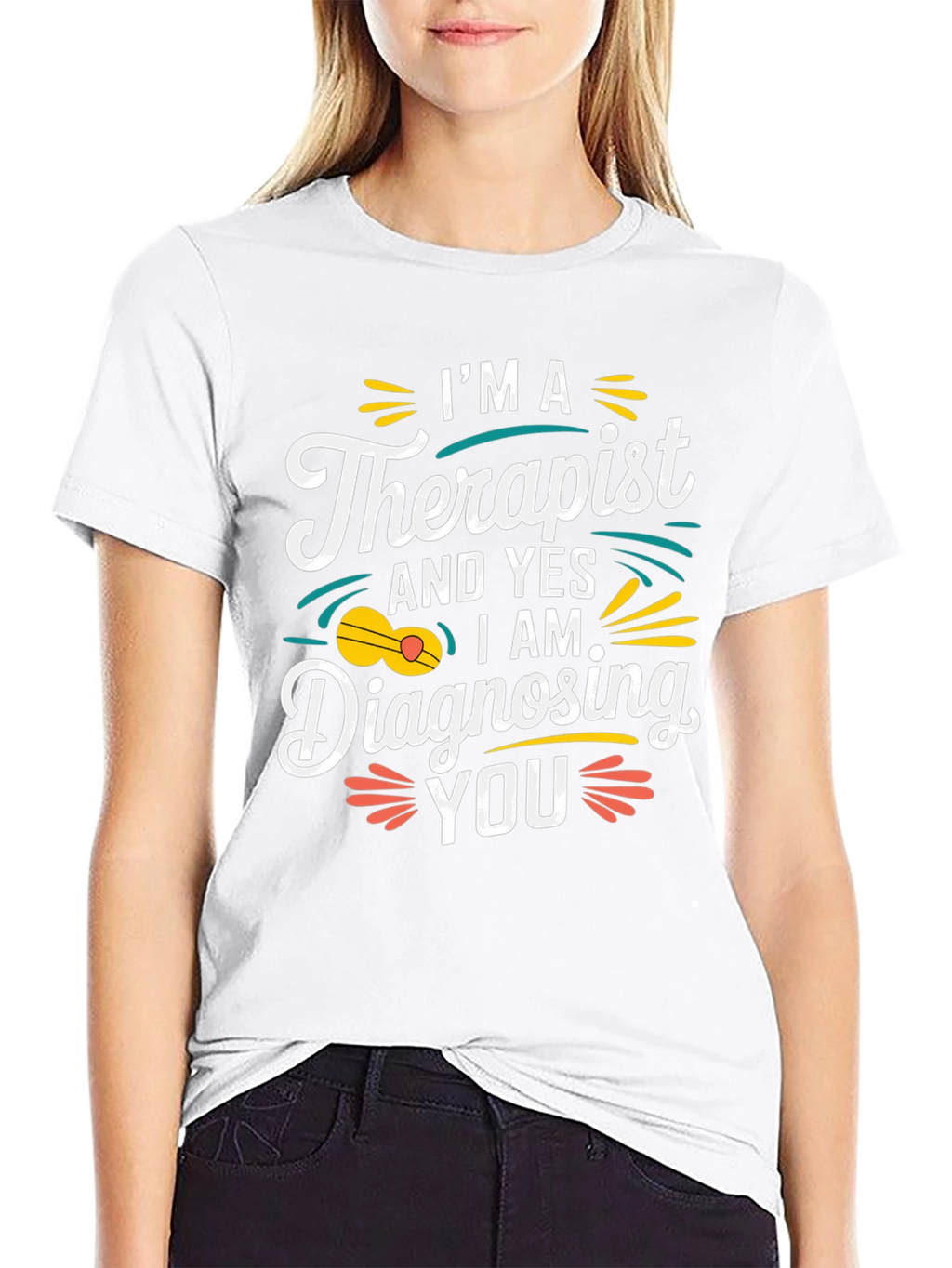 Therapist Humor Tee: Diagnosing You!