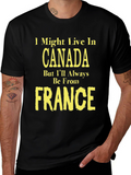 Canada France Graphic T-Shirt