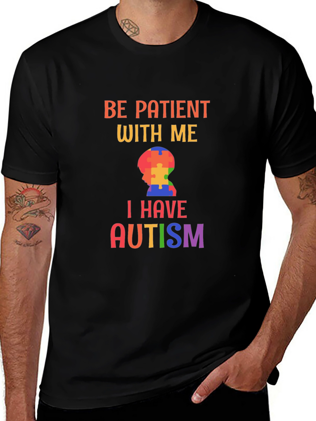 Be Patient With Me Autism Awareness T-Shirt