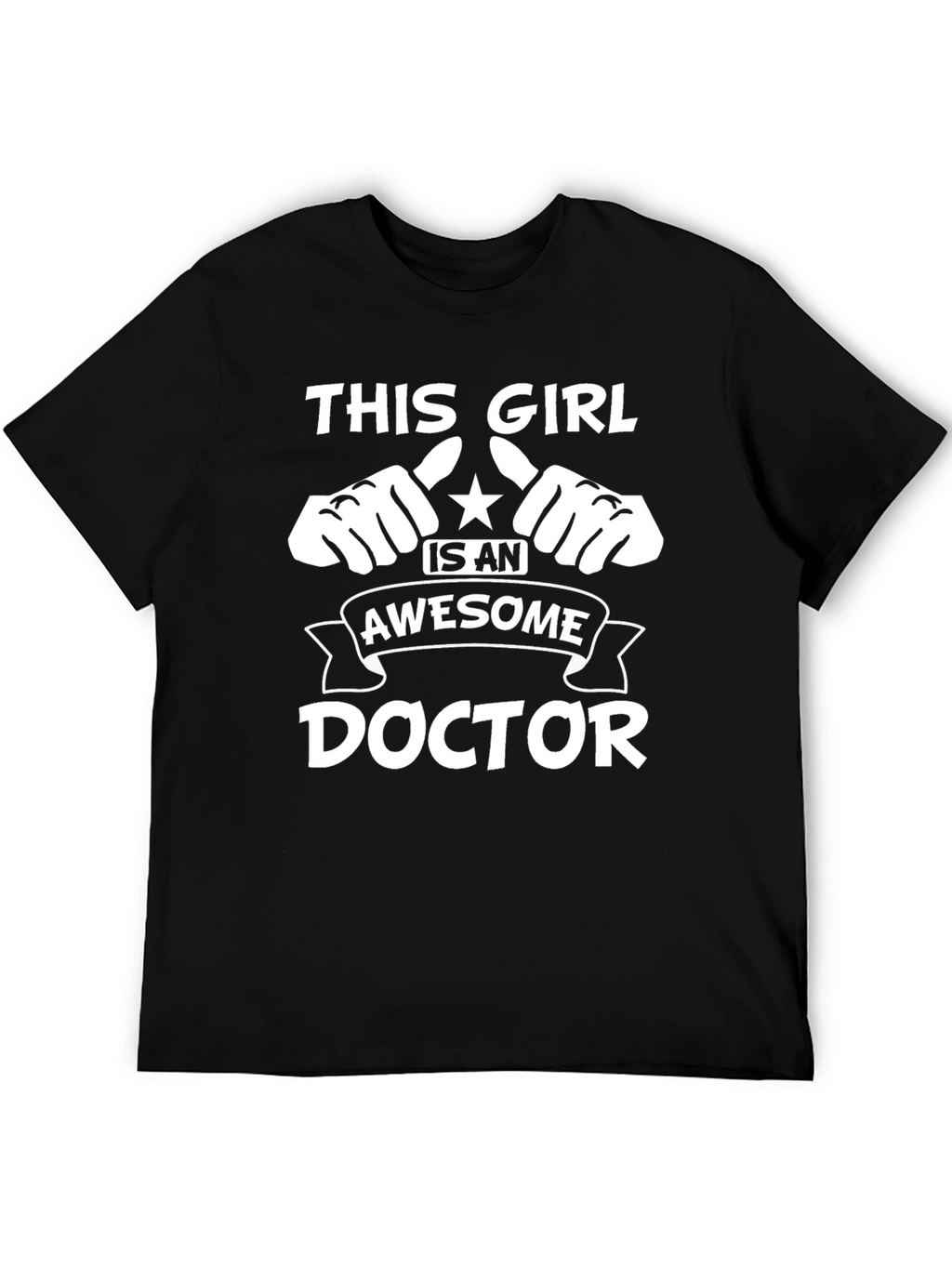 Awesome Doctor Graphic T-Shirt - Black