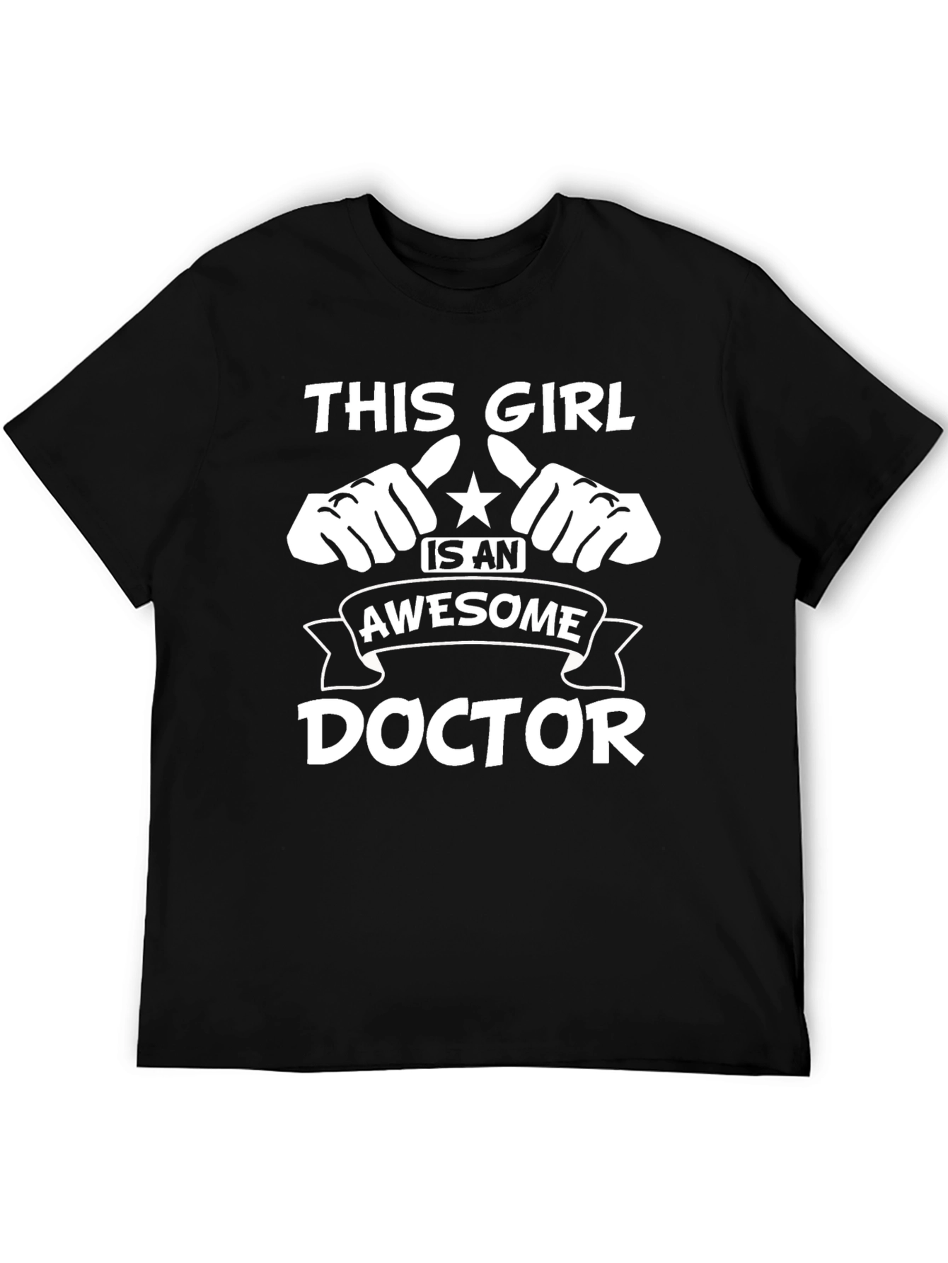 Awesome Doctor Graphic T-Shirt - Black