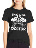 Awesome Doctor Graphic T-Shirt - Black