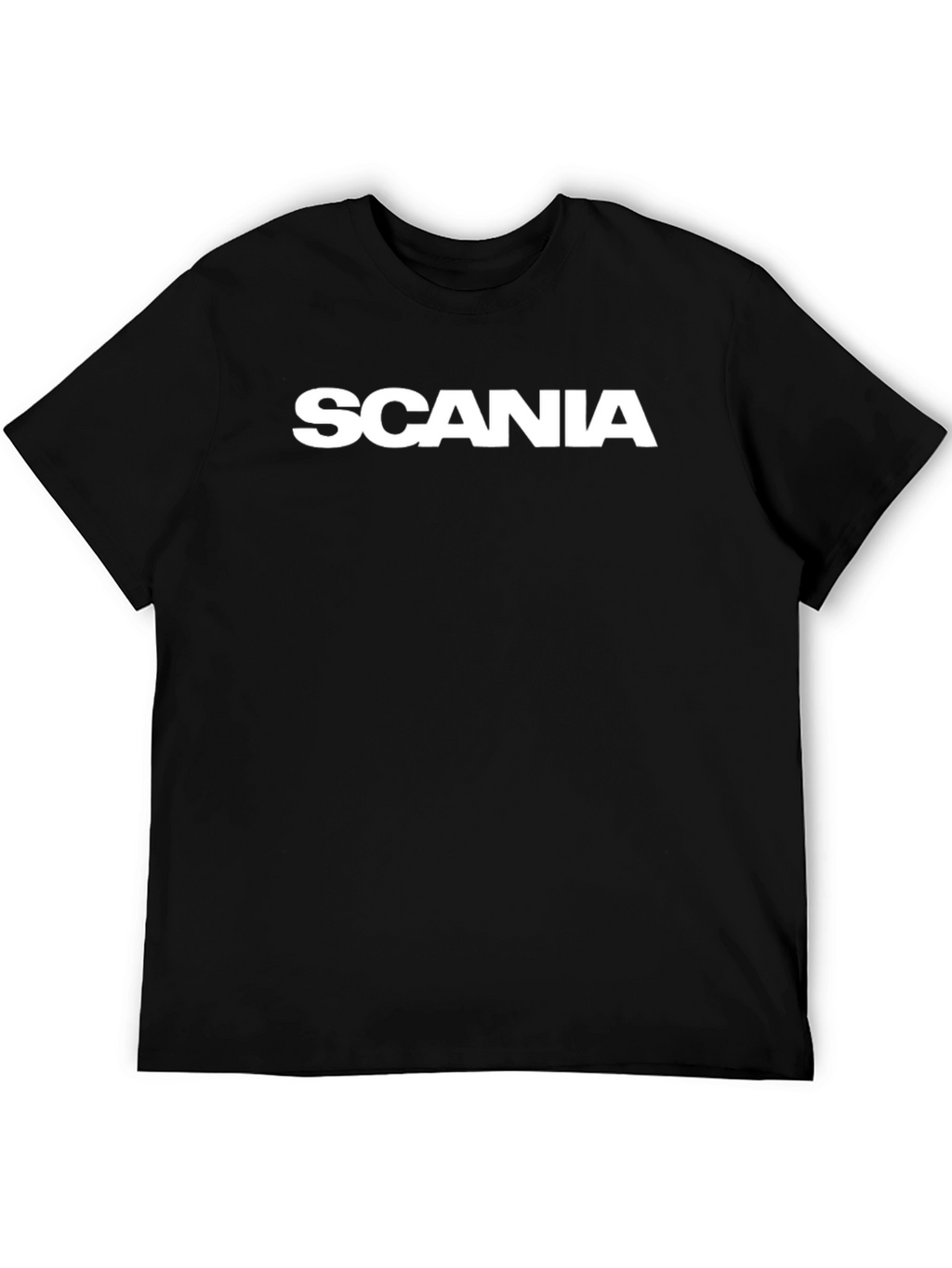 Scania Logo Black T-Shirt Mens Casual Wear