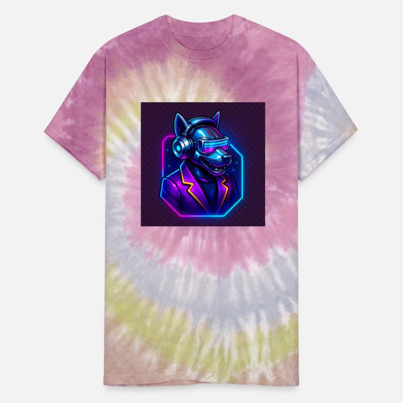 "Cyberpunk DJ Dog | Futuristic Style with a Doggy-