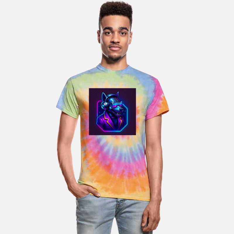 "Cyberpunk DJ Dog | Futuristic Style with a Doggy-