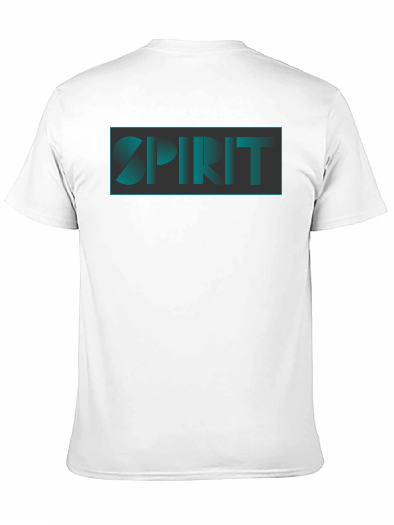 Spirit Graphic Print Black T-Shirt