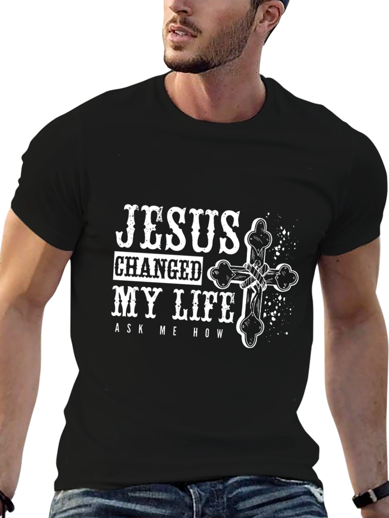 Jesus Changed My Life T-Shirt - Christian Faith Tee