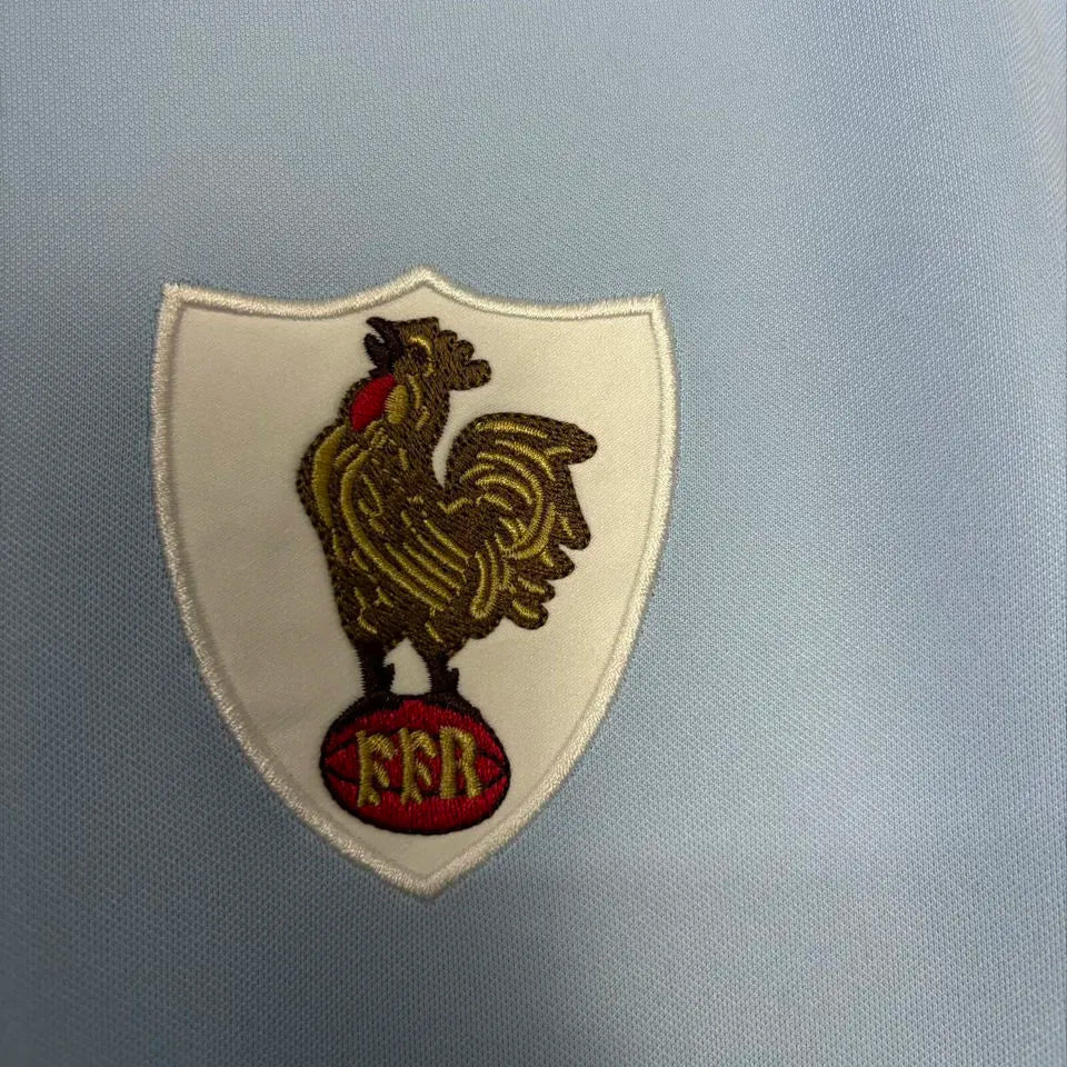 2026 France 120th Anniversary Long SLeeve Fans Soccer Jersey Detail 3