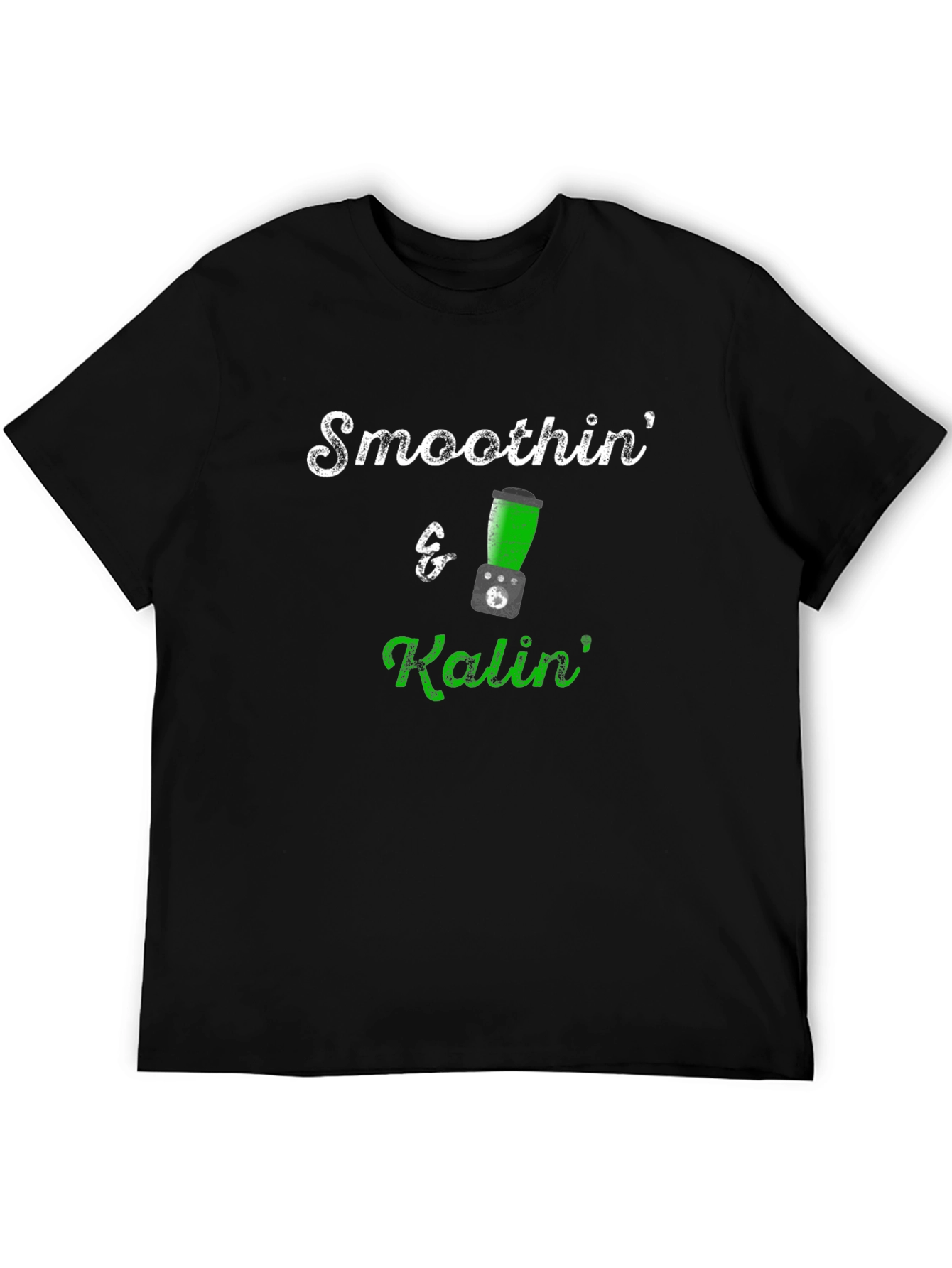 Smoothin & Kalin T-Shirt - Black Crew Neck Tee
