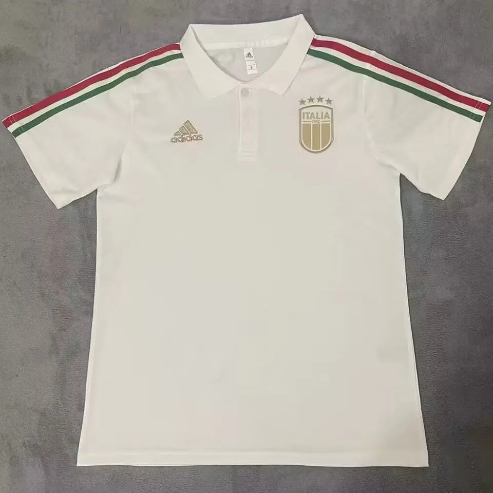 2002 Italy Away White Retro Soccer Jersey Detail 3