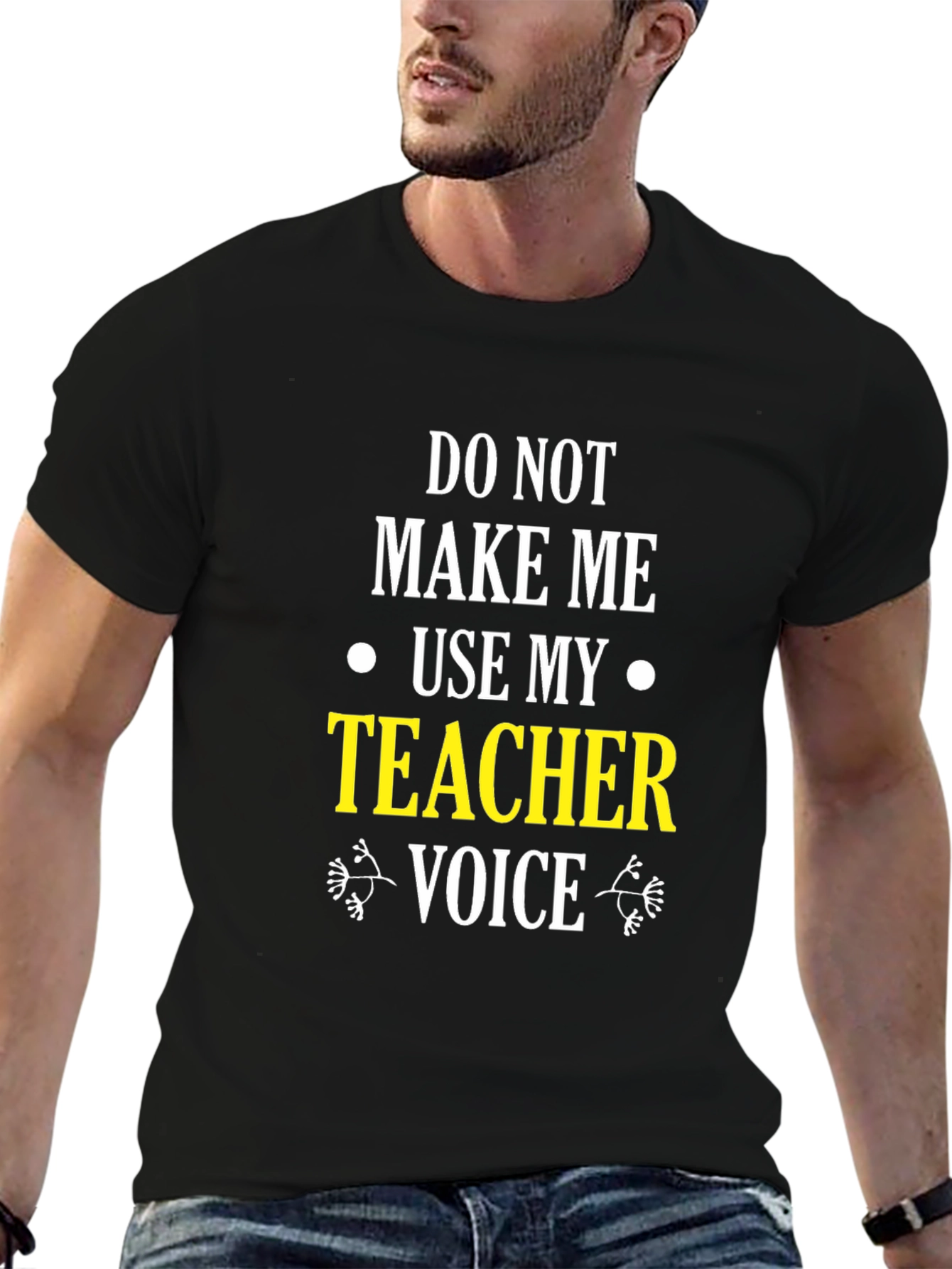 Teacher Voice Graphic Tee - Black