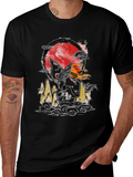 Wolf Moon Graphic Tee - Unique Design