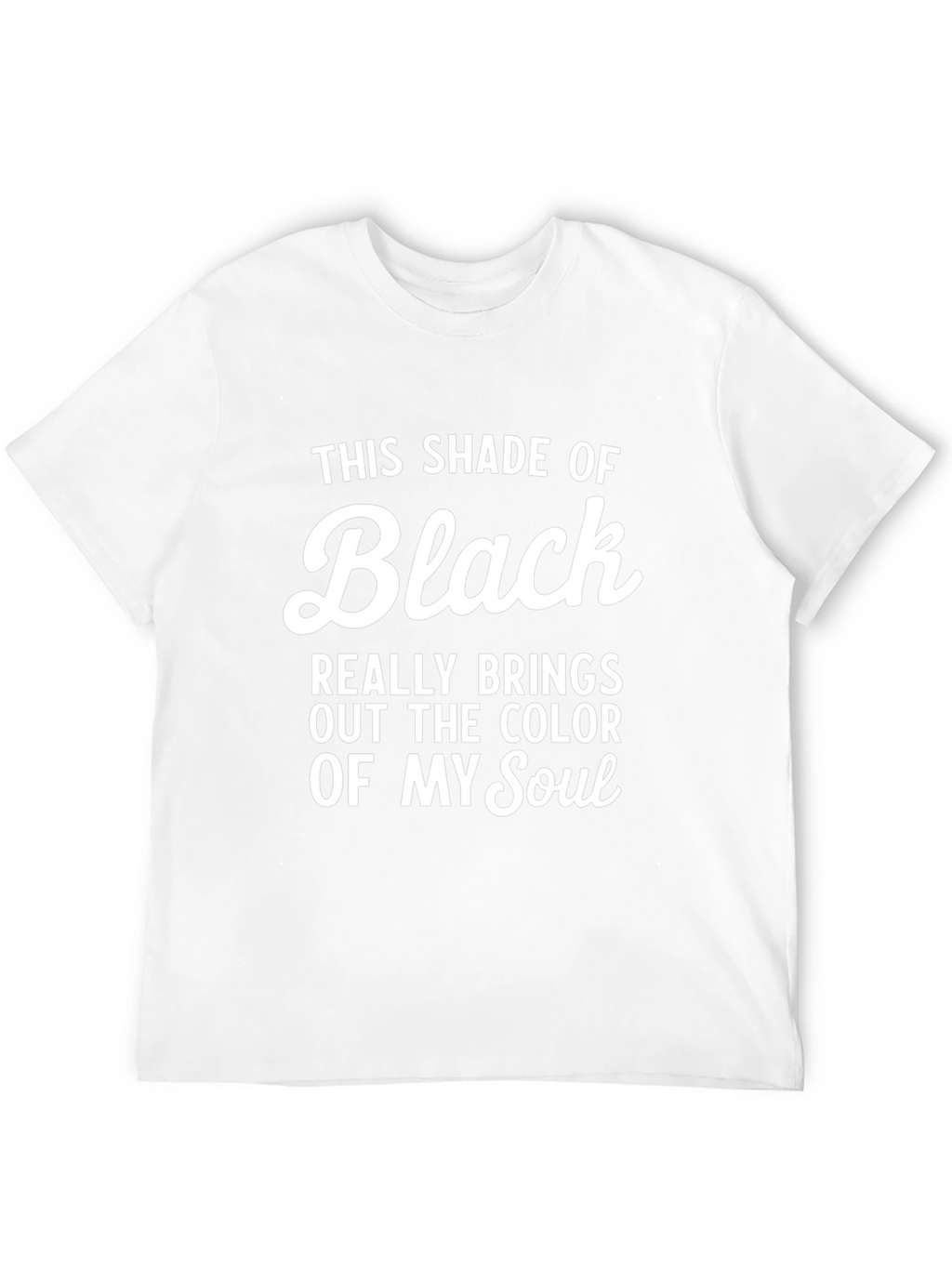 Black Soul Graphic Tee - Mens Statement T-Shirt