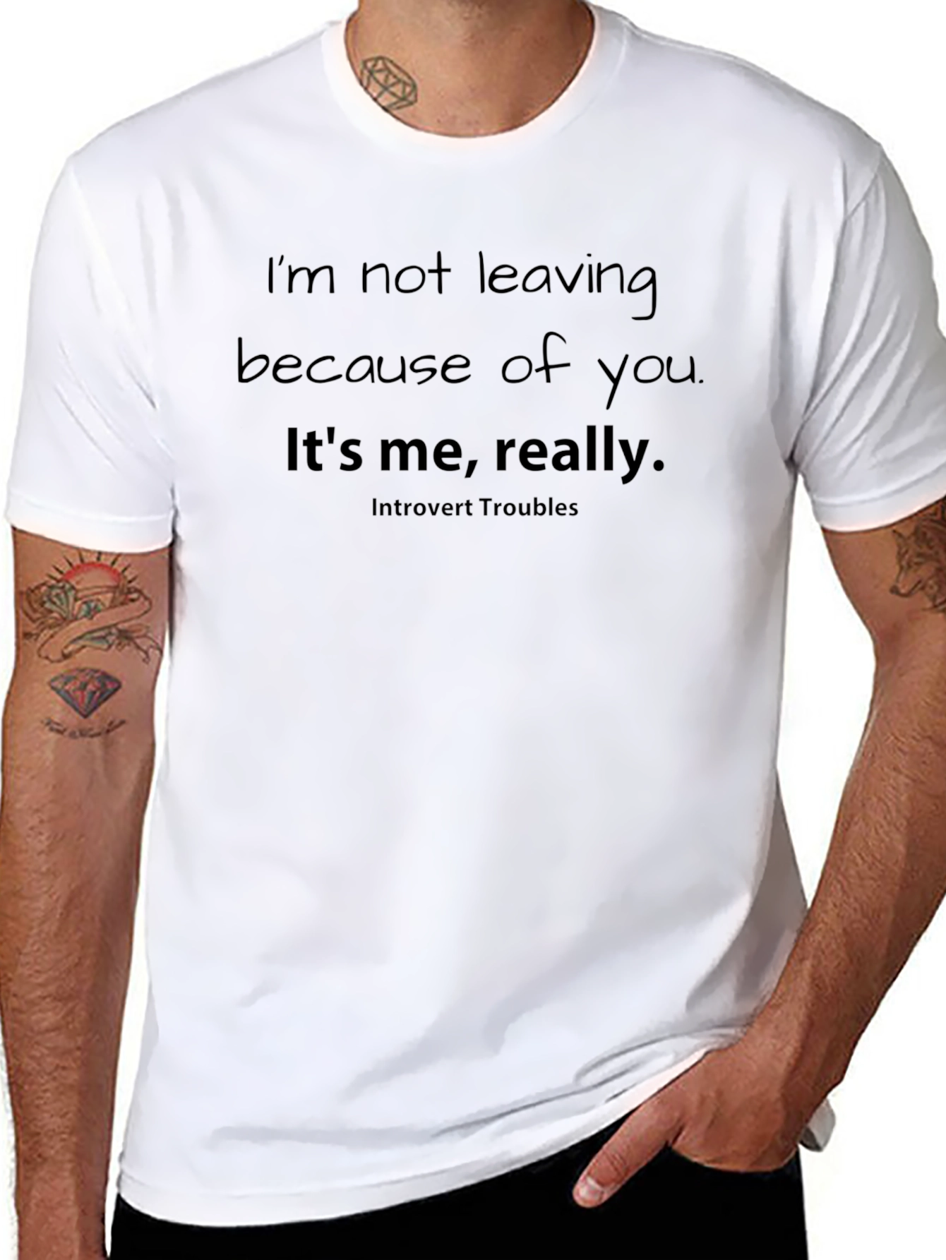 Introvert Troubles Graphic T-Shirt