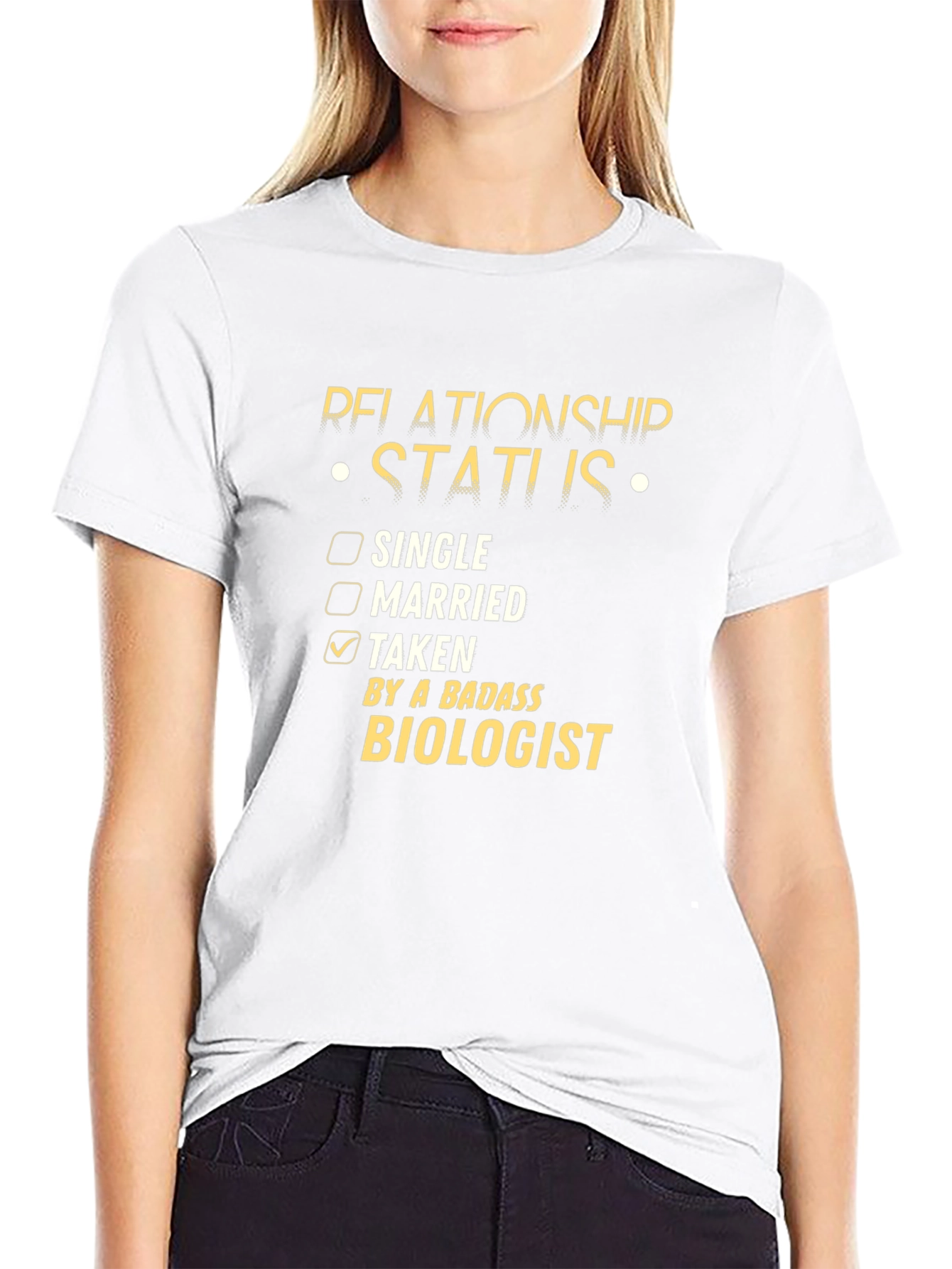 Relationship Status: Taken by a Badass Biologist T-Shirt