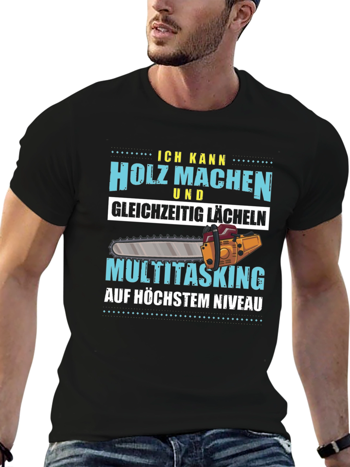 Funny Chainsaw Lumberjack T-Shirt