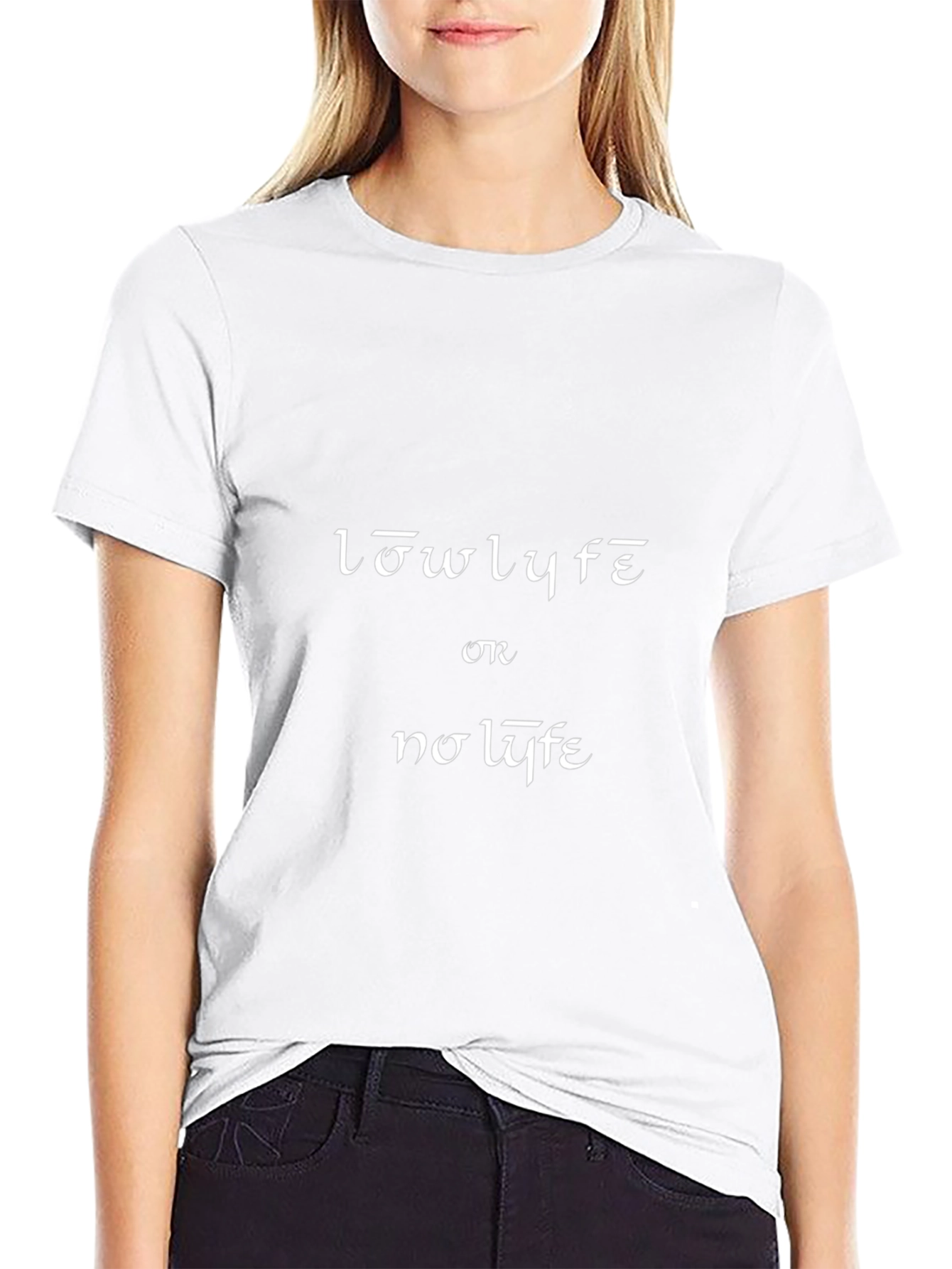 Lowlyfe T-Shirt - Mens Short Sleeve Black Tee