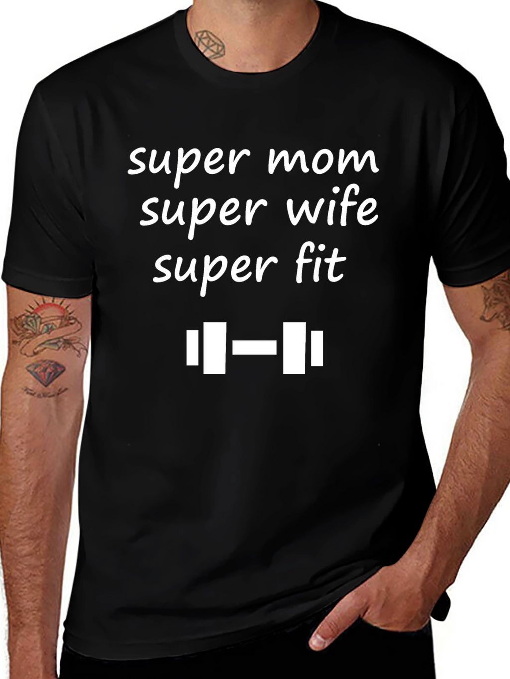 Super Mom Wife Fit T-Shirt