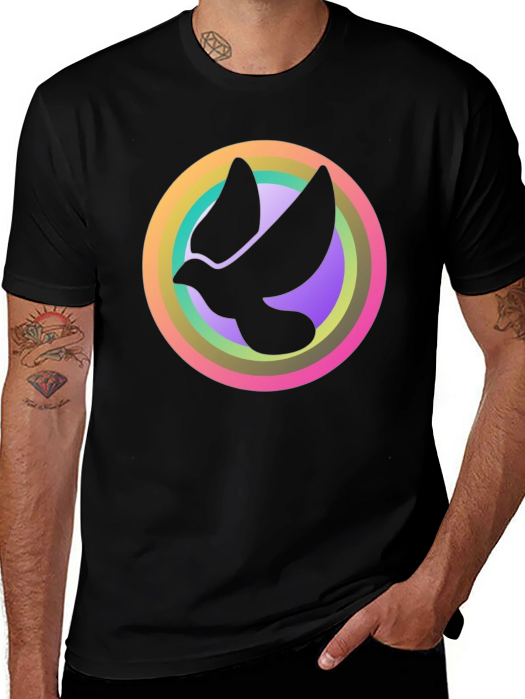Dove Silhouette Graphic Tee