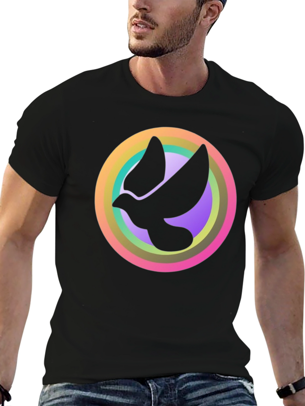 Dove Silhouette Graphic Tee